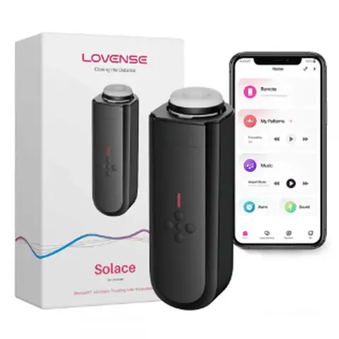 Máy tự sướng cao cấp Lovense Solace điều khiển qua app đỉnh cao