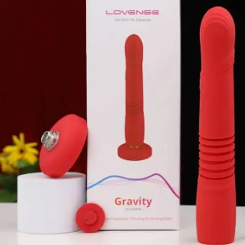 Dương vật giả đa năng Lovense Gravity – Rung thụt điều khiển qua app