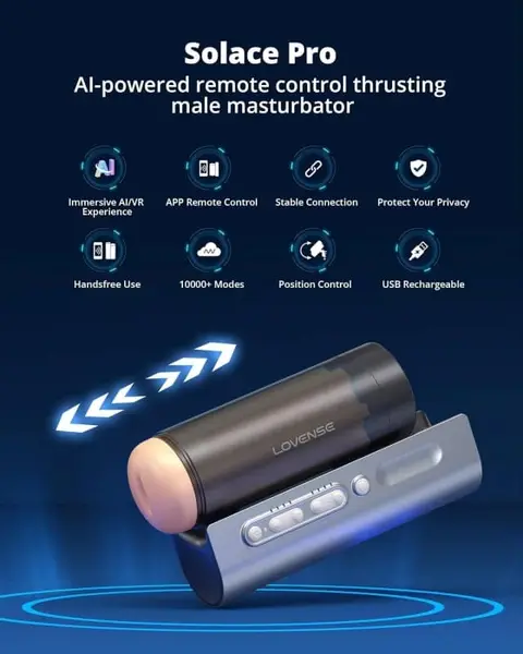 Máy thủ dâm tự động Lovense Solace Pro kết nối App