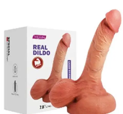 Dương Vật Giả Rung Yeain Real 7 Inch Silicone Platinum