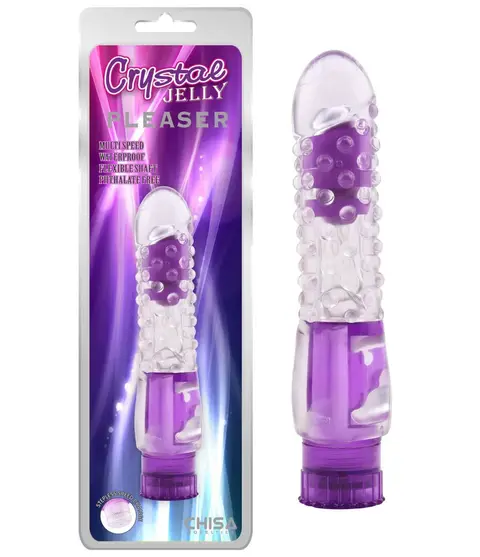 Dương vật mini gai mềm có rung Cryscal Jelly