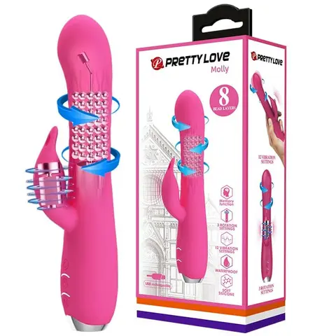 Dương Vật Giả Rung Prettylove Molly Nhiều Chế Độ Thiết Kế Nhỏ Gọn
