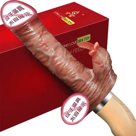 Dương vật giả siêu mềm rung thụt liếm cực phê (DV44Z)