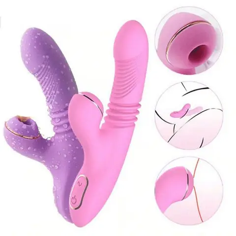 Dương vật giả đa năng rung thụt bú mút sưởi ấm