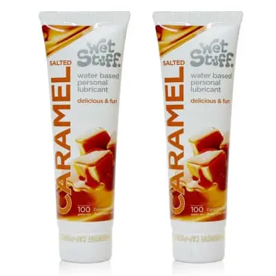 Gel bôi trơn Caramel vị mặn nếm được dùng cho quan hệ miệng oral sex (G01)