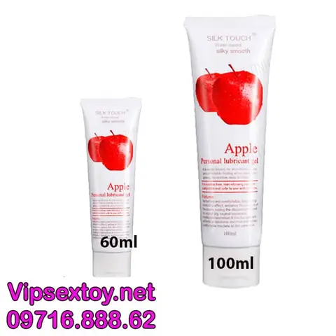 Gel bôi trơn Silktouch Apple – Hương táo tươi mát, trơn mượt tự nhiên