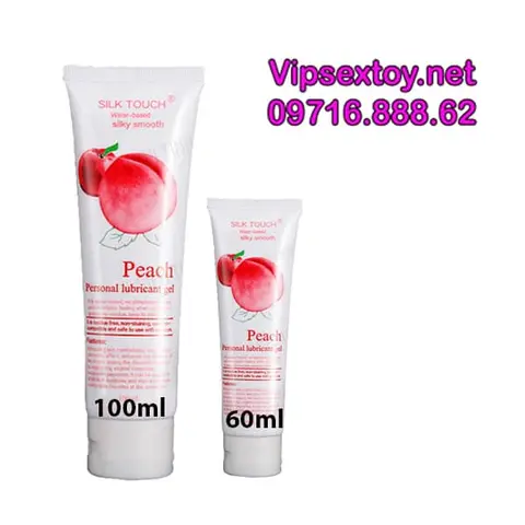 Gel bôi trơn Silktouch Peach – Hương đào ngọt ngào, trơn mượt tự nhiên