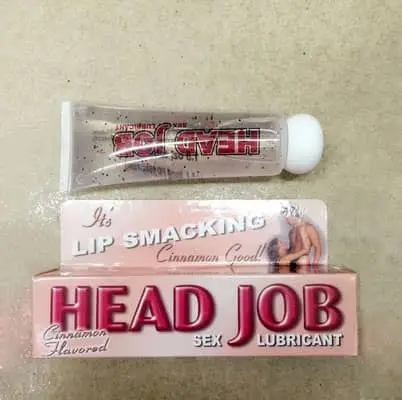 Gel bôi trơn hương quế Heah Job nếm được- tuyệt vời cho Oral sex (G02B)
