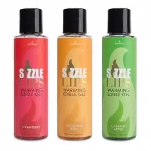 Gel mát xa làm nóng cơ thể nếm được Sensuva Sizzle Lips (G12B)