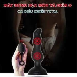 Máy rung hậu môn và điểm G siêu mạnh điều khiển xa (HM25)