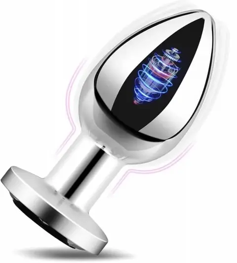 Phích Massage Rung Inox 10 Chế Độ Rung Điều Khiển Từ Xa