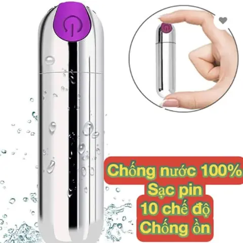 Trứng rung inox mini sạc pin siêu mạnh (MS27E)