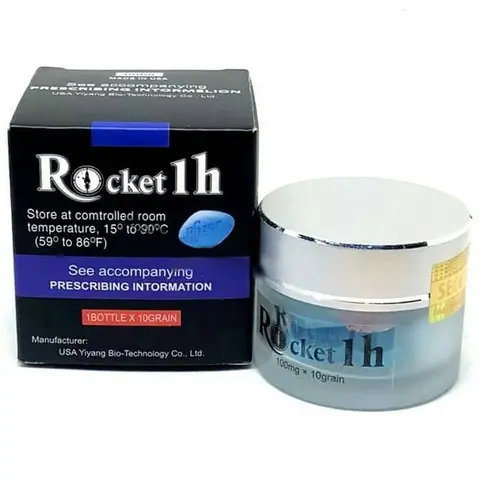 Rocket 1H USA tăng cường sinh lý nam mạnh mẽ, Hộp 10 Viên