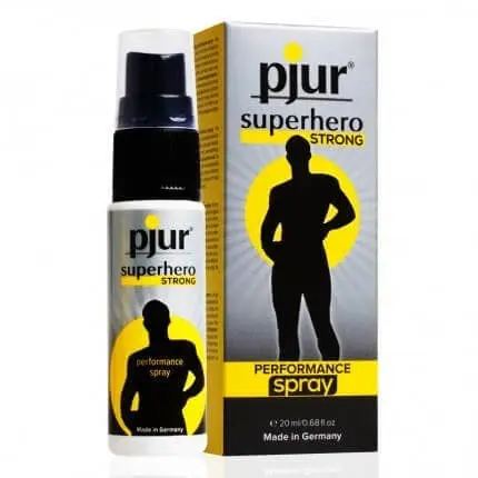 Chai xịt chống xuất tinh sớm Pjur SuperHero Strong- nhập khẩu từ Đức (XTS05)