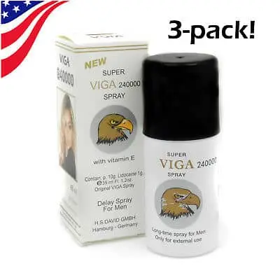 Chai Xịt Chóng Xuất Tinh Sớm Super Viga 240000 Spray Delay