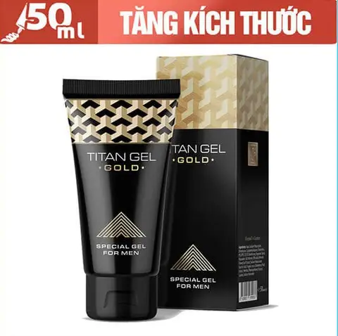 Gel cường dương và tăng kích thước cậu nhỏ Titan Gold