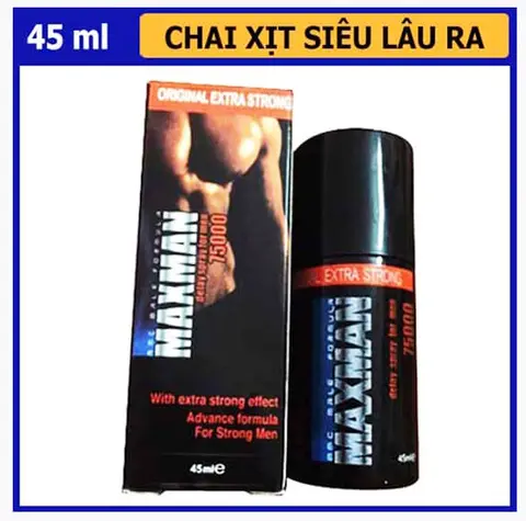 Chai Xit Chống Xuất Tinh Sớm Ma x man 75000